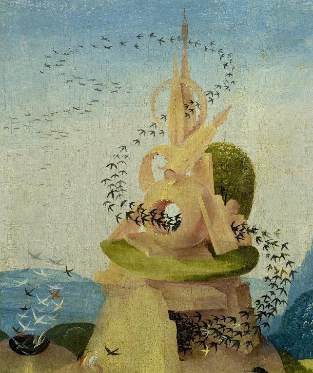 Иероним Босх. Фрагмент триптиха "Сад земных наслаждений". Источник изображения - wikimedia.commons.