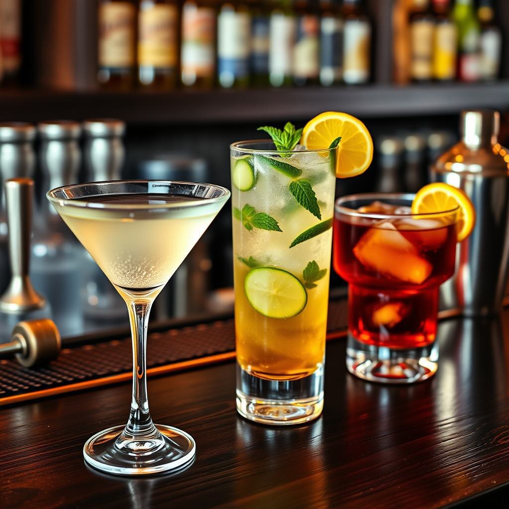 Мартини, мохито и негрони