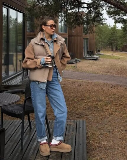    Модель с высоким воротом выручит в непогоду.соцсети @ilonakrill