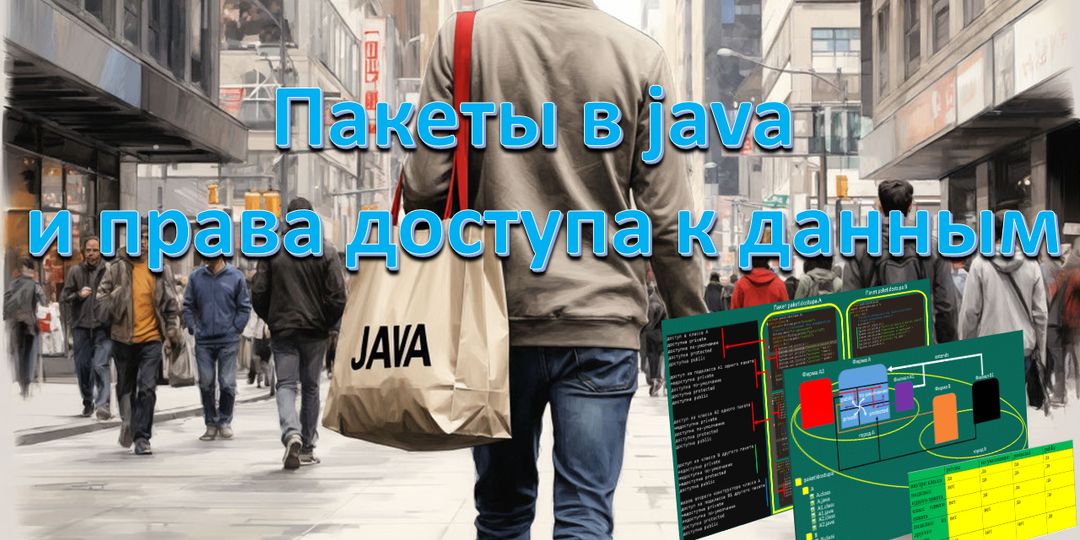 Пакеты в java и права доступа к данным