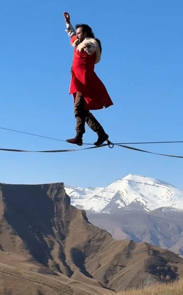 Канатоходство в горах Дагестана
