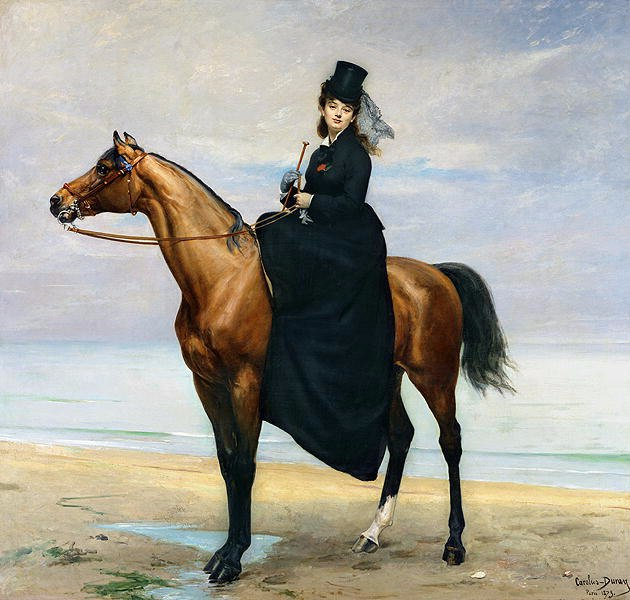Конный портрет мадемуазель Croizette
Equestrian Portrait of Mademoiselle Croizette (1873)