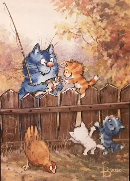 очаровательные коты Рины Зенюк