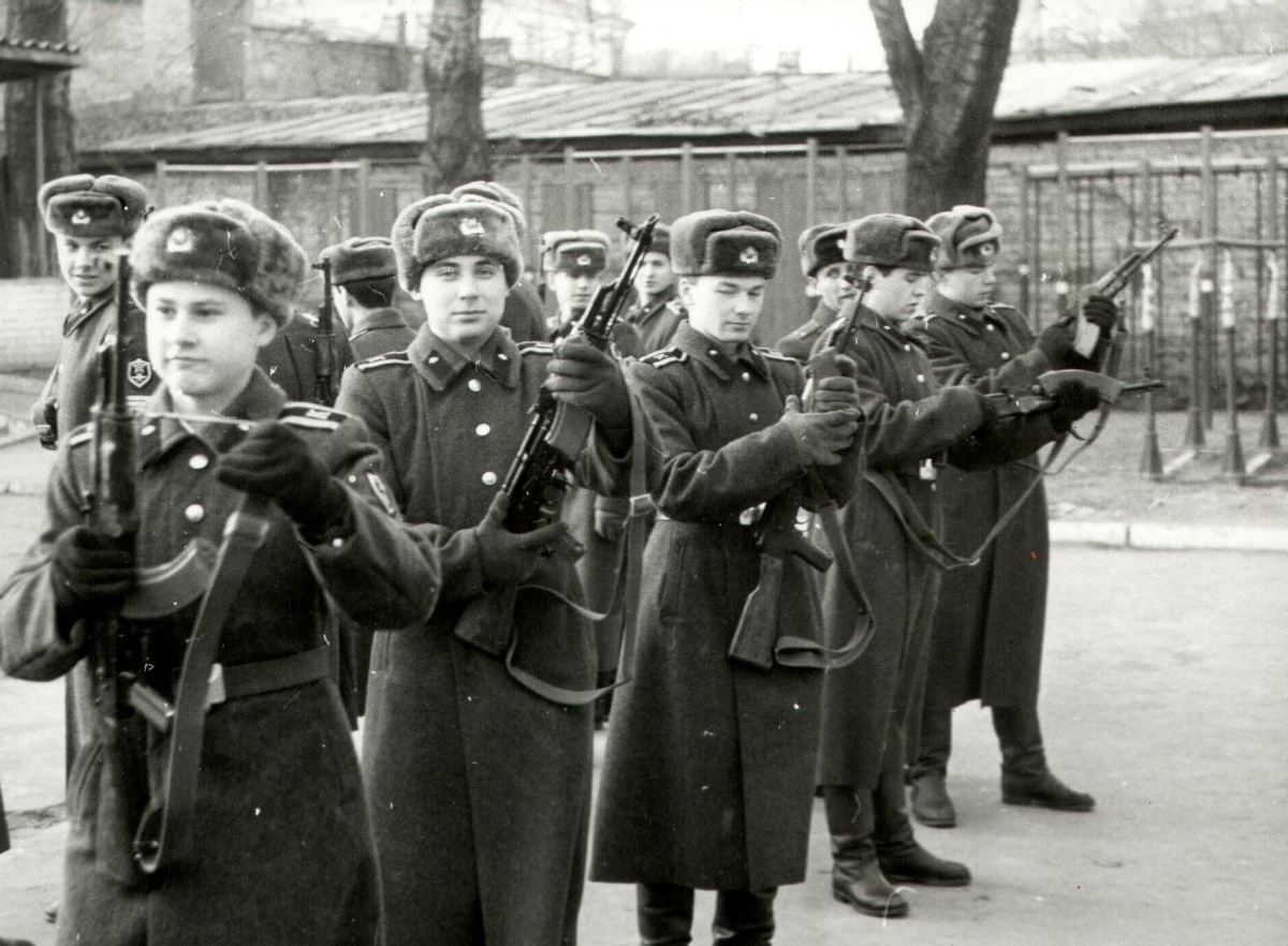 Строевая подготовка...