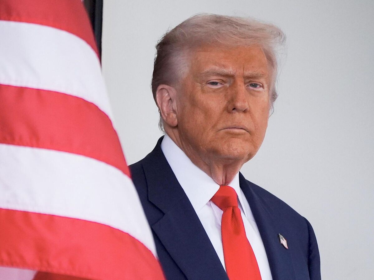    Президент США Дональд Трамп© AP Photo / Mark Schiefelbein