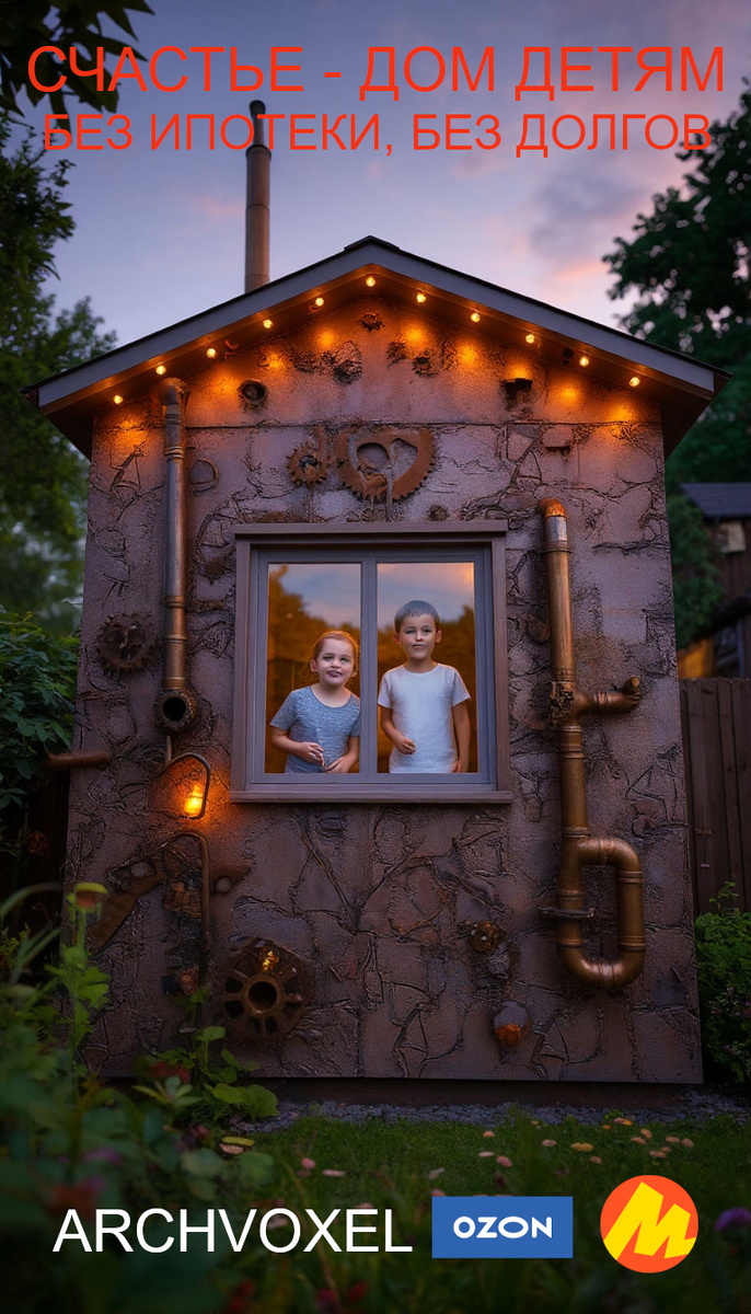 Вариант внешнего оформления Дома-студии Архвоксель