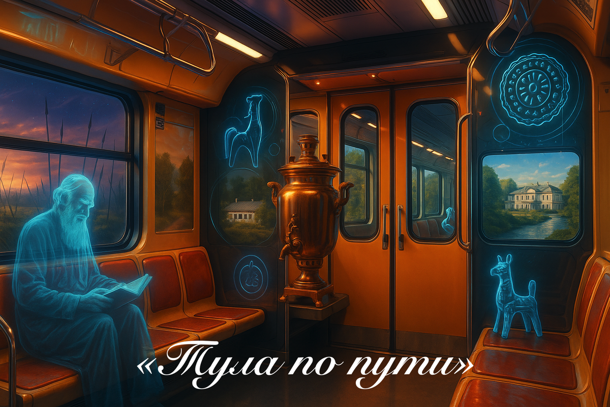 Художественный нейро-арт коллаж