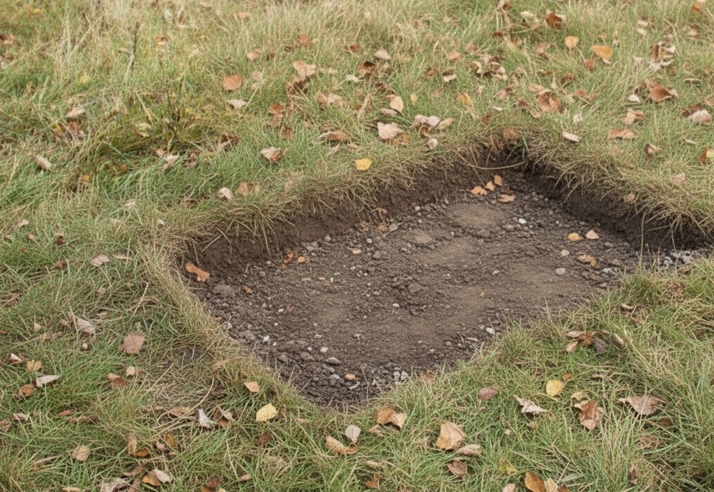 Пока, спина! Сначала удаляем дерн