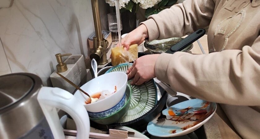    Губки для посуды заменила этой вещицей — не воняет и отмывает даже лучше: есть у каждого