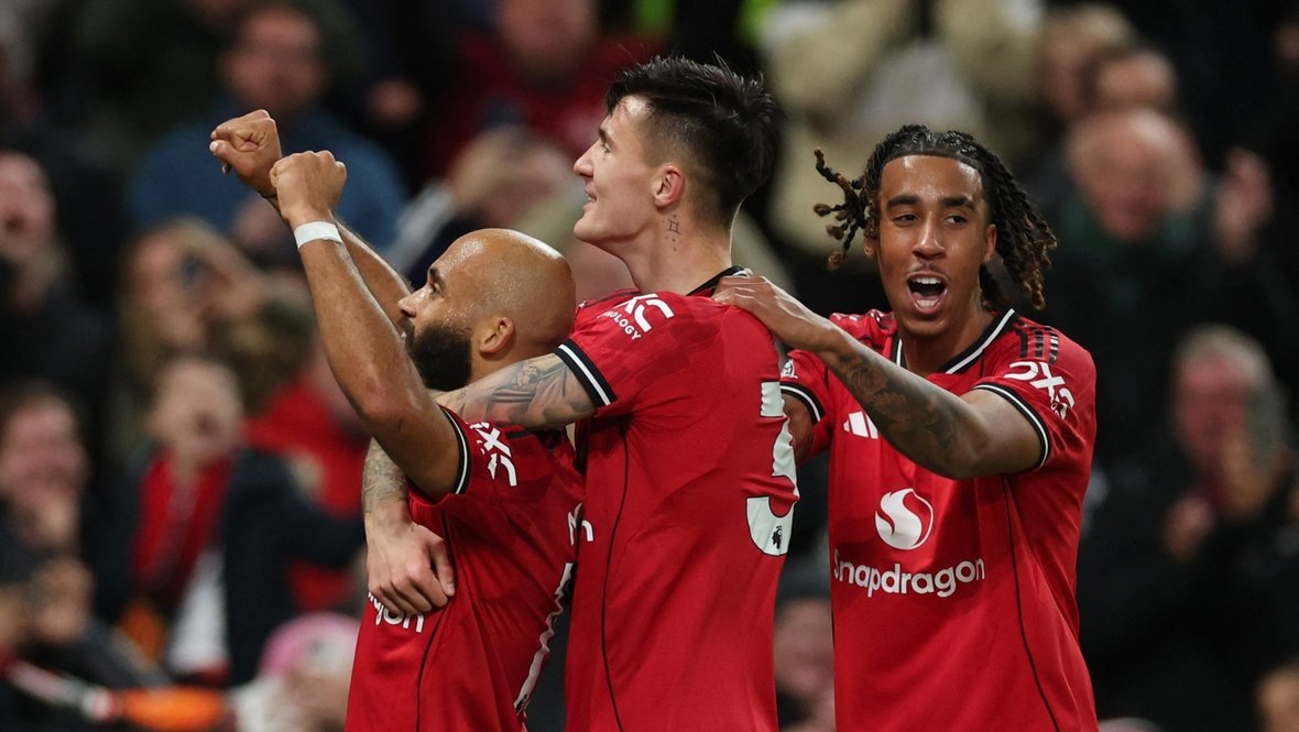    «Манчестер Юнайтед» обыграл «Брайтон» (4:2) в матче АПЛ 25 октября. Reuters