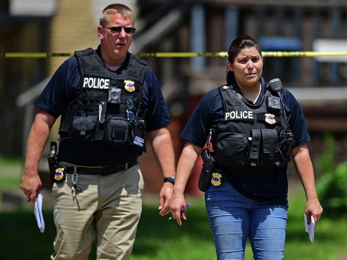    Полицейские штата Огайо© AP Photo / David Dermer