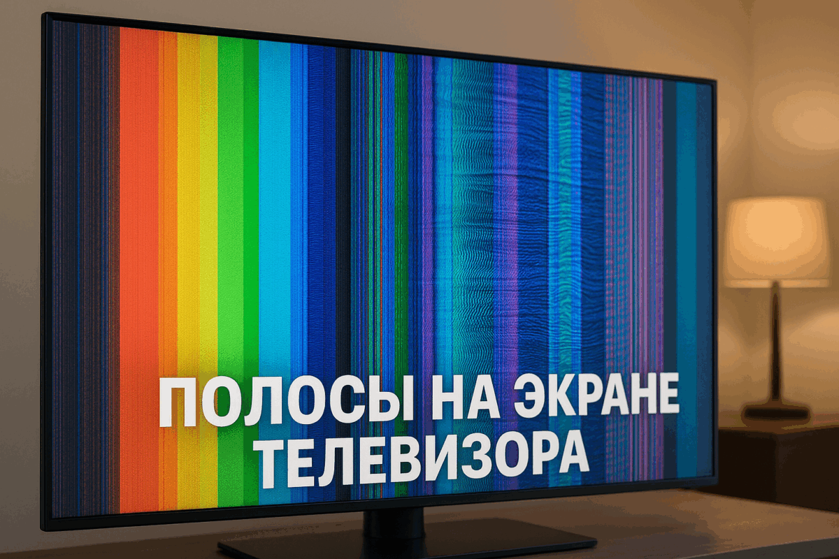    Полосы на экране телевизора — ремонт матрицы Михаил Юрьевич