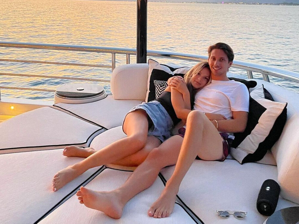 Люся Чеботина и её бывший возлюбленный, сын известного медиамагната Владимира Киселева 