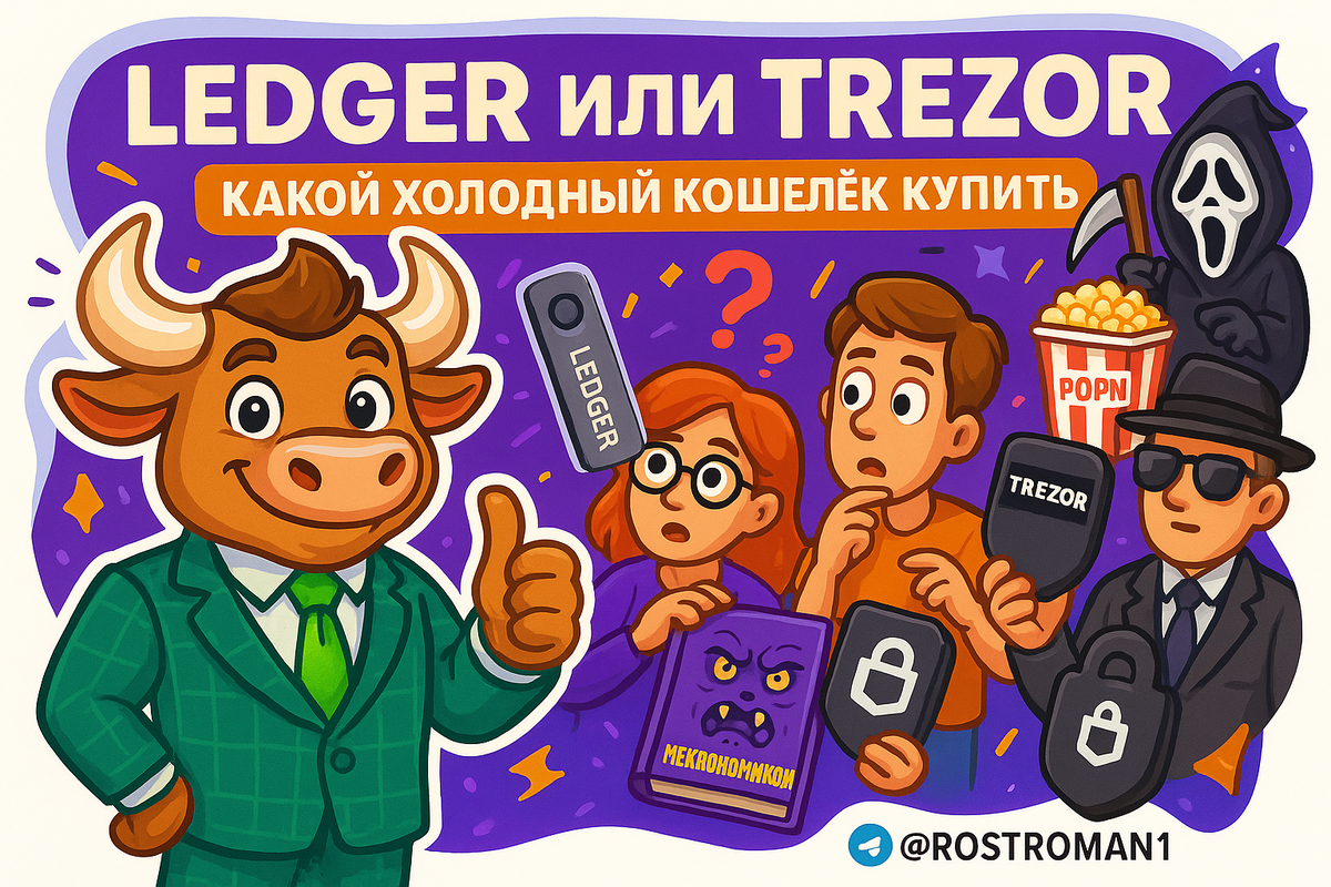    Ledger или Trezor: 5 критических ловушек при выборе холодного кошелька в 2024 РоСТ | Роман о Системном Трейдинге