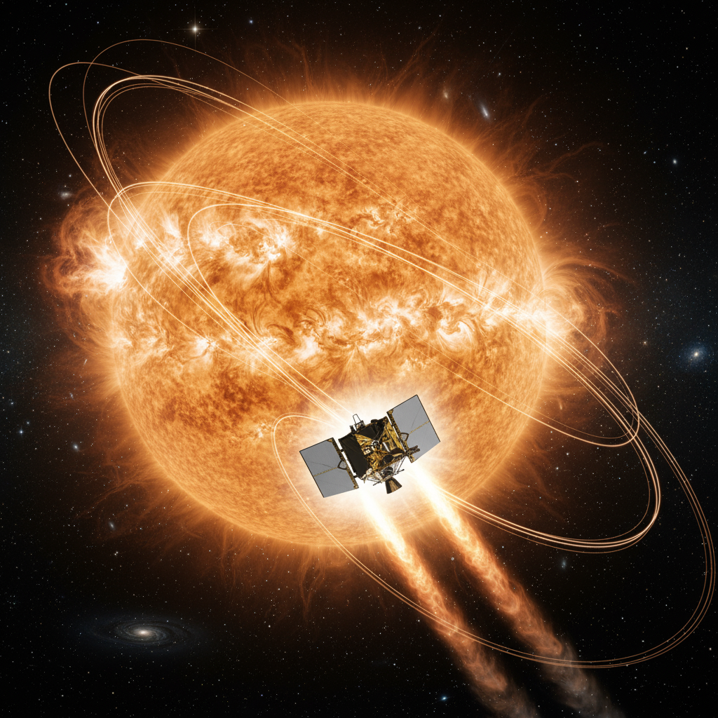 Зонд паркер в атмосфере Солнца