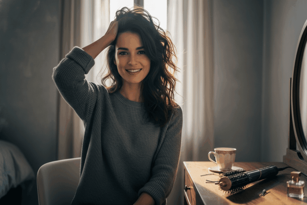    Как правильно использовать стайлинг, чтобы волосы выглядели…грязными? TELZEN