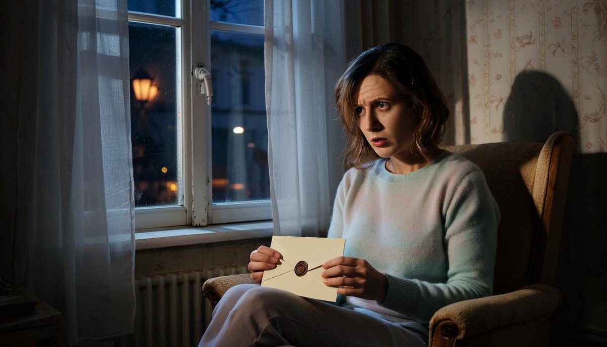  Я взяла письмо аккуратно и прочла имя отправителя