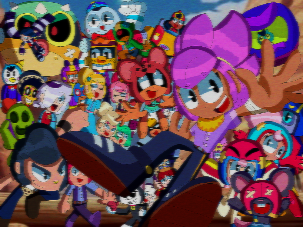 Кадр из аниме Brawl Stars