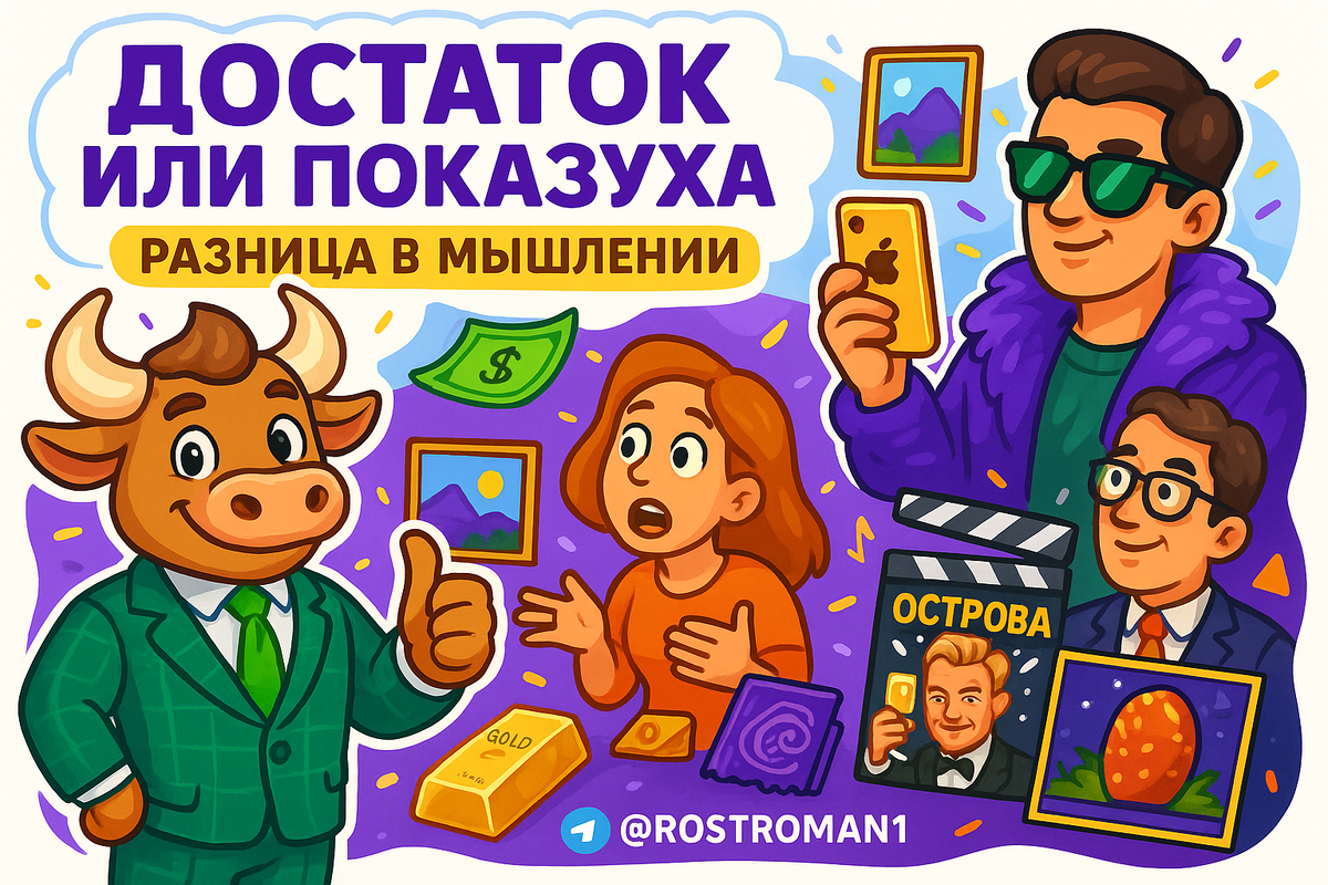    Достаток или показуха: 7 ловушек мышления, которые разоряют даже умных РоСТ | Роман о Системном Трейдинге