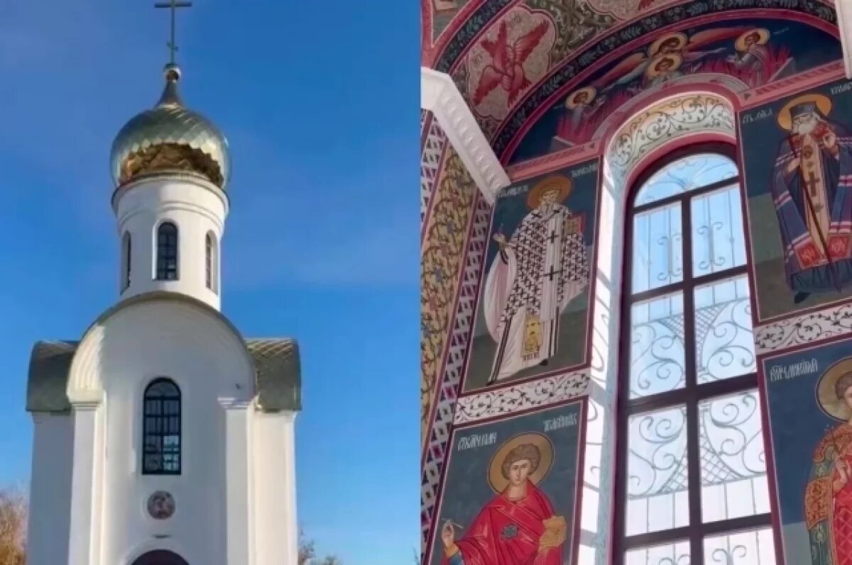    Часовню в память героя труда Юрия Бугакова освятили под Новосибирском