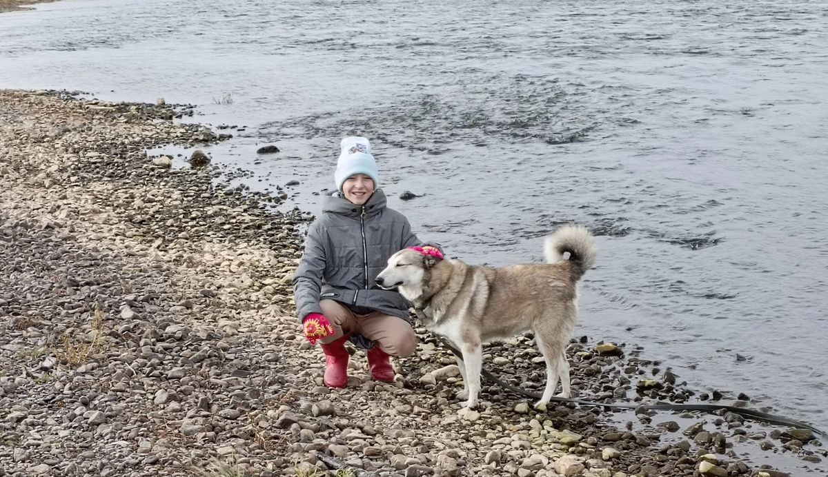 Дарина с Лисой 