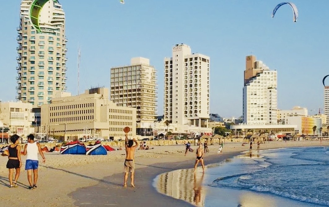 Вид на столицу Израиля - Тель-Авив