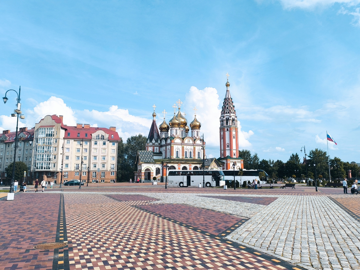 Гусев. Площадь Победы. Все фото автора.