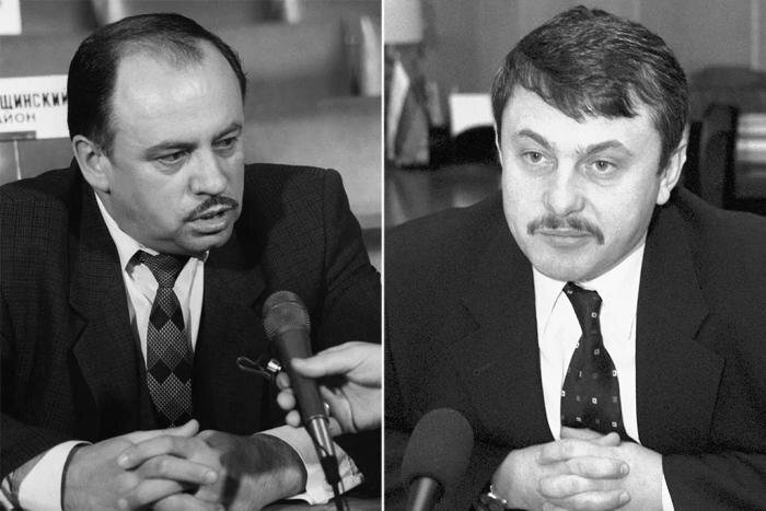 Экс-глава администрации Смоленской области Валерий Фатеев и экс-губернатор Новгородской области Михаил Прусак. Обложка © ТАСС / Григорий Калачьян, Владимир Малыгин