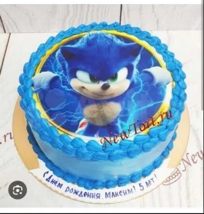 Торт, который был отправлен в качестве образца