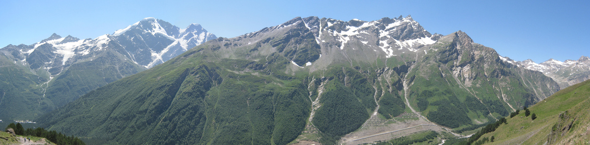 Панорама со стороны Девичьих кос