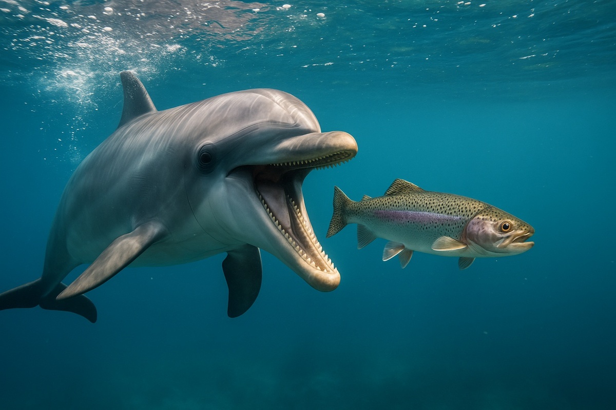    Ртуть попадает в организм дельфинов вместе с рыбой