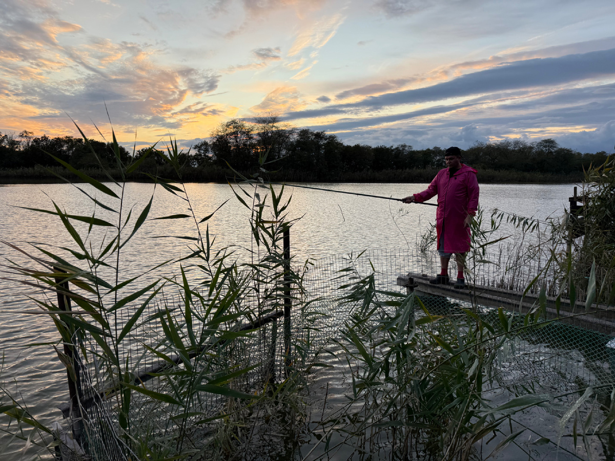 Рыбалка в станице Старовеличковская, Краснодарский край 