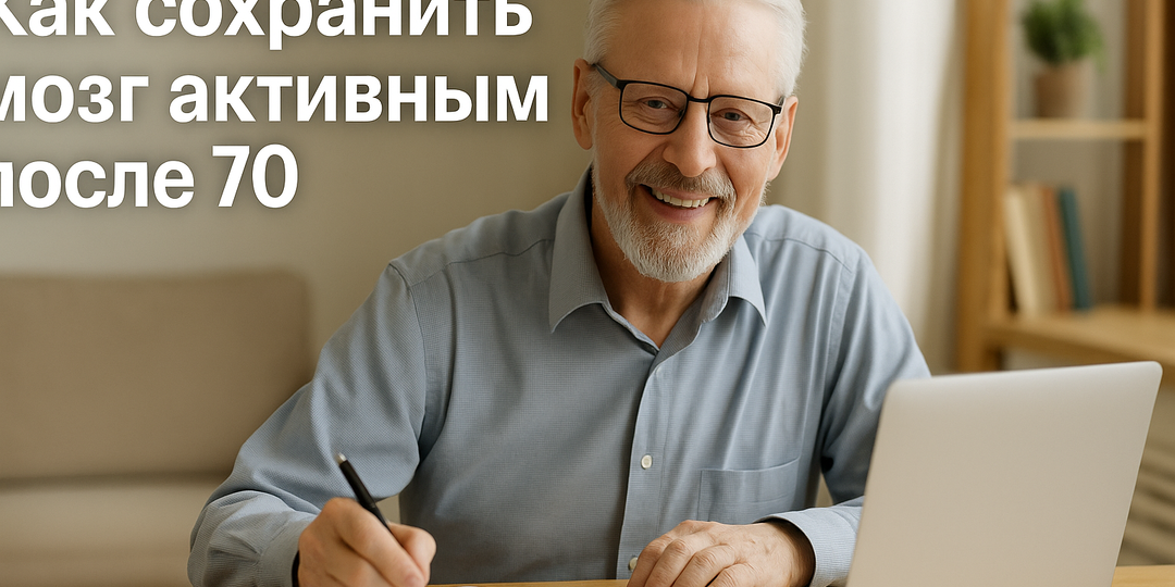 Как сохранить мозг активным после 70?