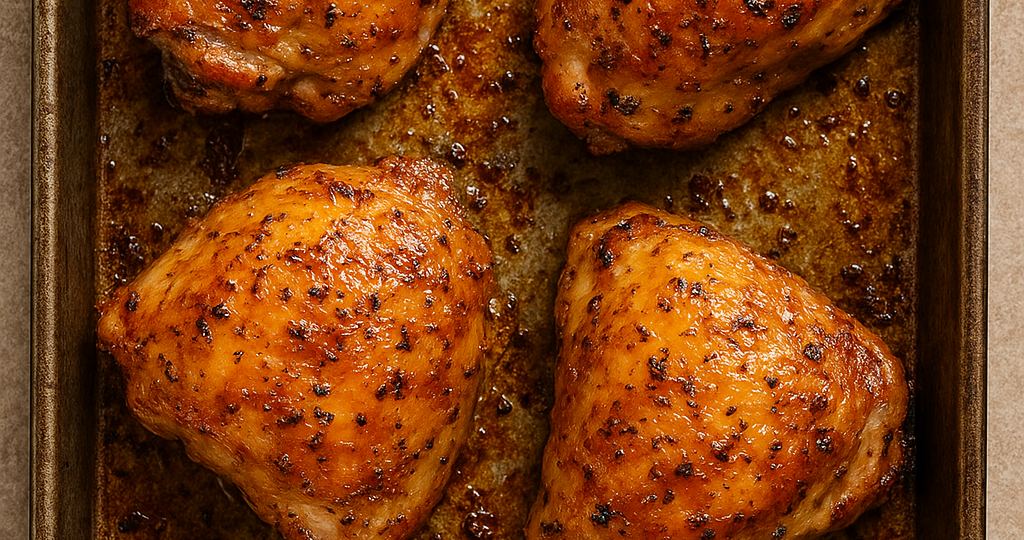 🌿 Куриные бёдра в духовке: аромат, которому невозможно сопротивляться 🍗