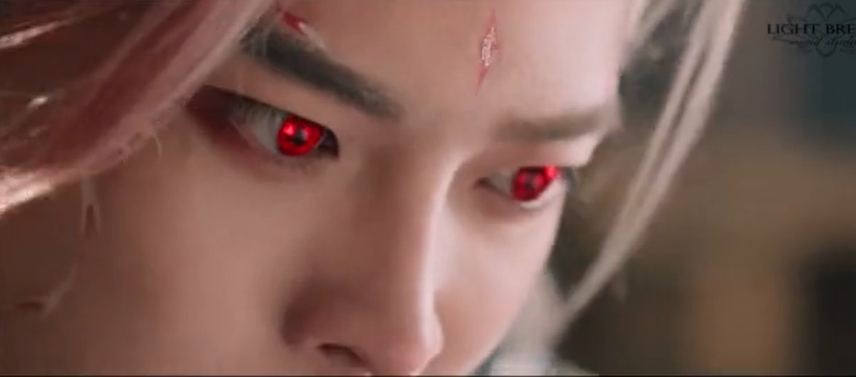 Снимок с экрана монитора. Стоп кадр дорамы.