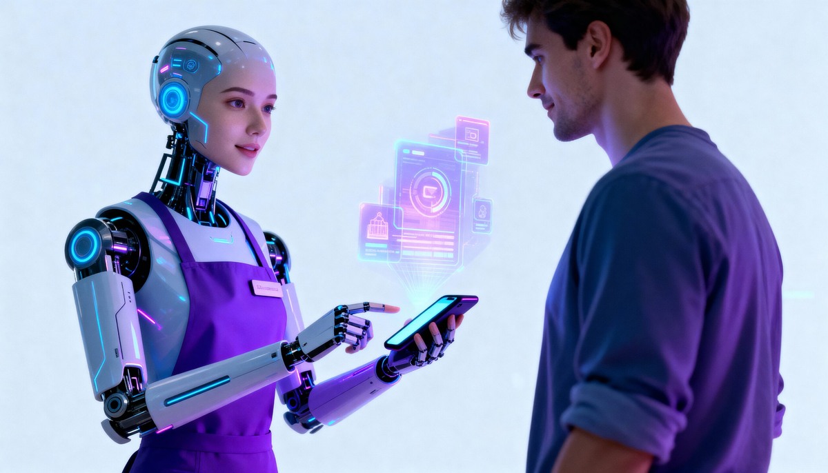    Нейропродавец помогает клиенту через цифровой интерфейс Виктория Кейша