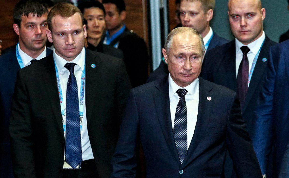 Путин с телохранителями. Источник изображения: сайт yandex.by/images