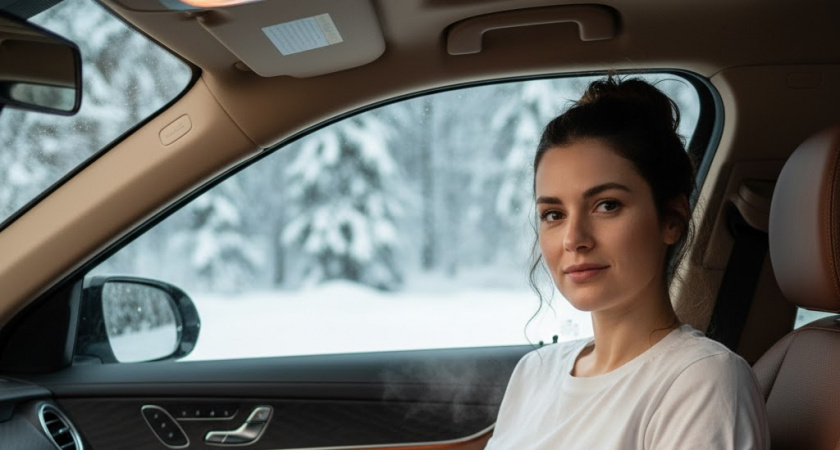    В салоне будет тепло как летом - можно ездить в футболке даже в мороз: простая хитрость