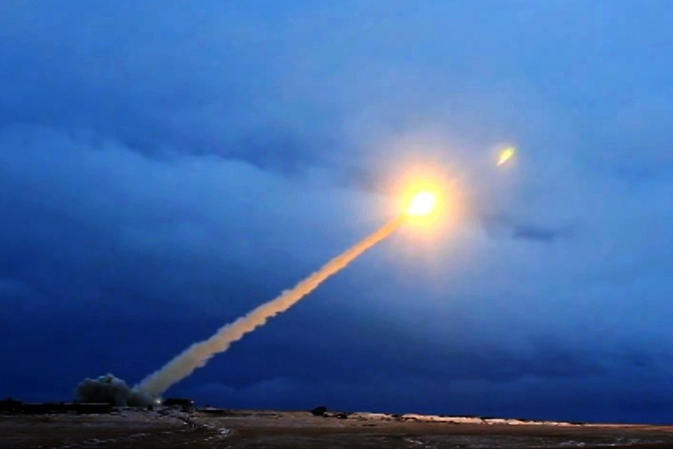    Испытание ракеты в 2018 году. Фото: кадр видео Минобороны России.