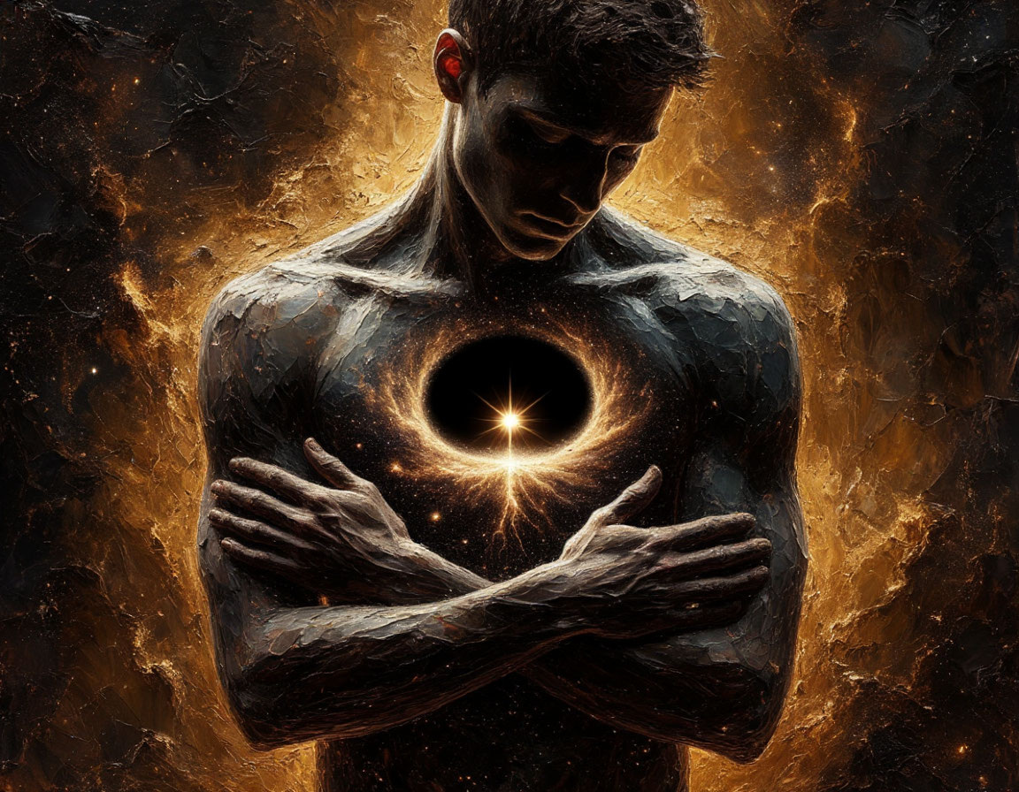 Что вы видите на этой картинке? Пустоту или потенциал? Хаос или новый порядок? Это изображение — зеркало тех процессов, которые мы запускаем на наших сессиях. Черная дыра травмы, которую вы носите в груди, — это не конец. Это сколлапсировавшая звезда, готовая стать началом чего-то грандиозного — вашей личной вселенной, полной силы и смысла.