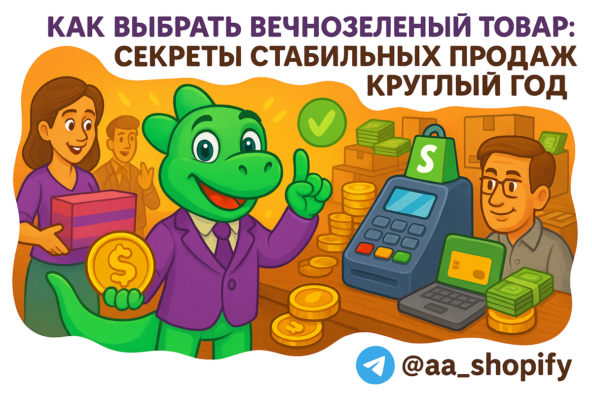    Как выбрать вечнозеленый товар для Шопифай: секреты стабильных продаж круглый год aa_ecom