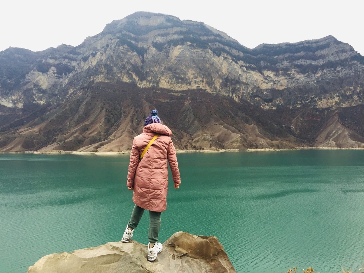 Чиркейское водохранилище, Дагестан, декабрь, 2020