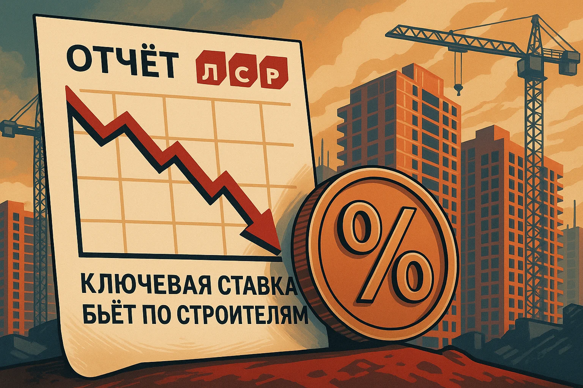 Ключевая ставка бьёт по строителям.