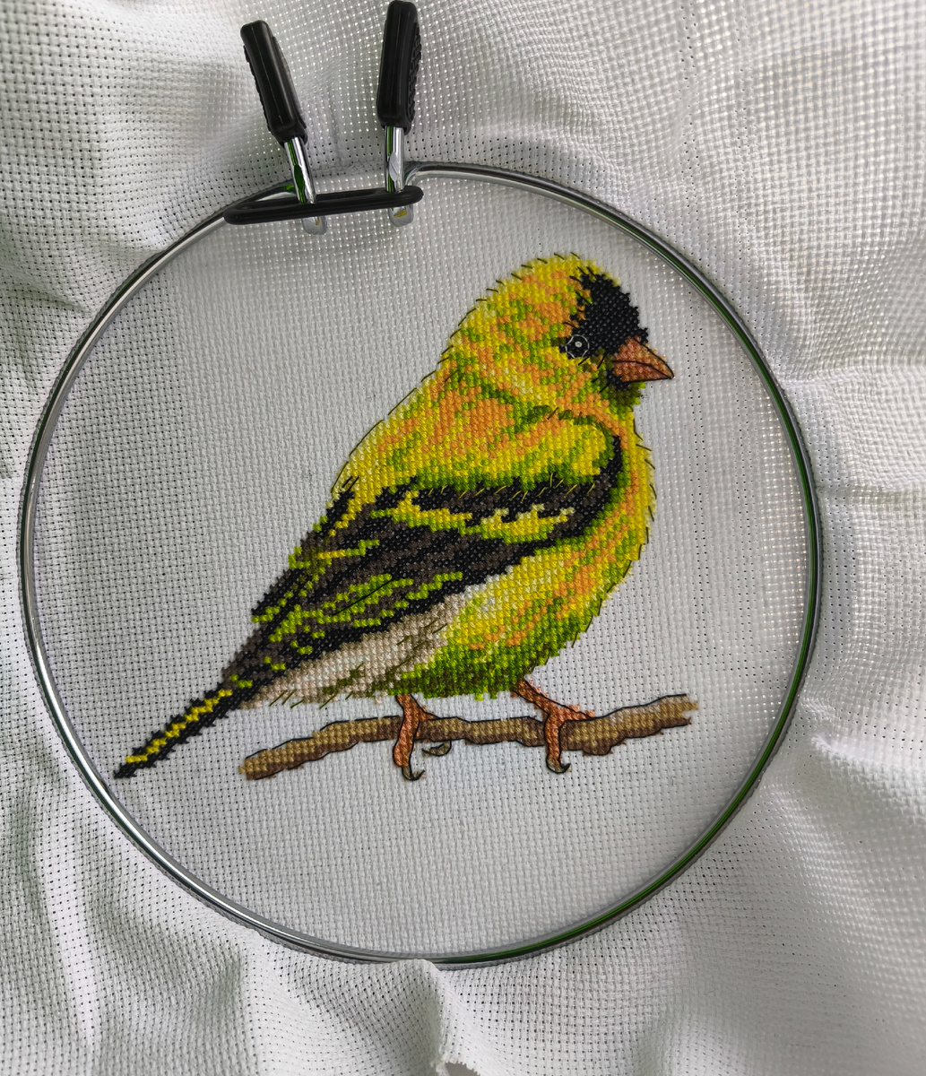 Вот только что закончила, ещё не стирано и не отглажено😉