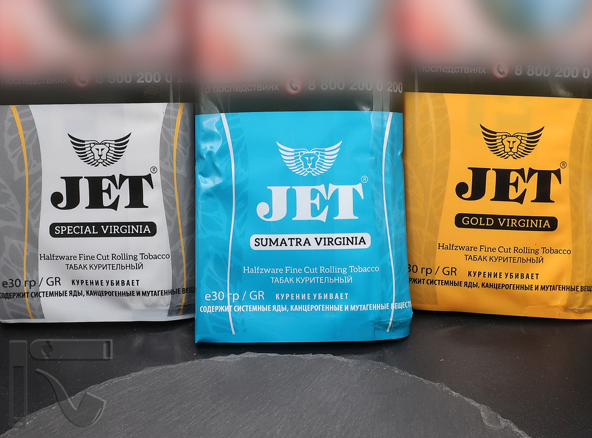 Табак для самокруток Jet. Фото:©канал "Уголок Курильщика"