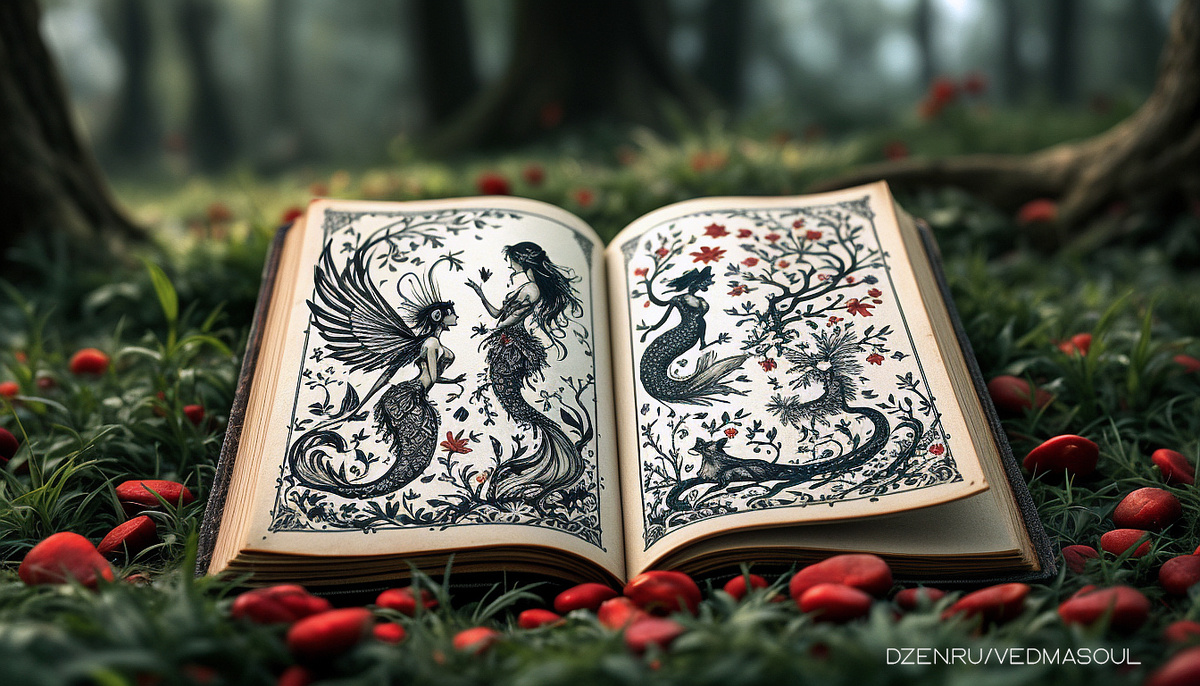 Авторское изображение @vedmasoul. Cгенерировано ИИ.Подклад, переклад, крадник, порча