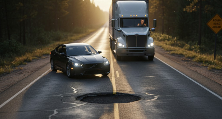    Верховный суд пояснил, грозит ли водителю лишение прав за объезд ямы по "встречке"