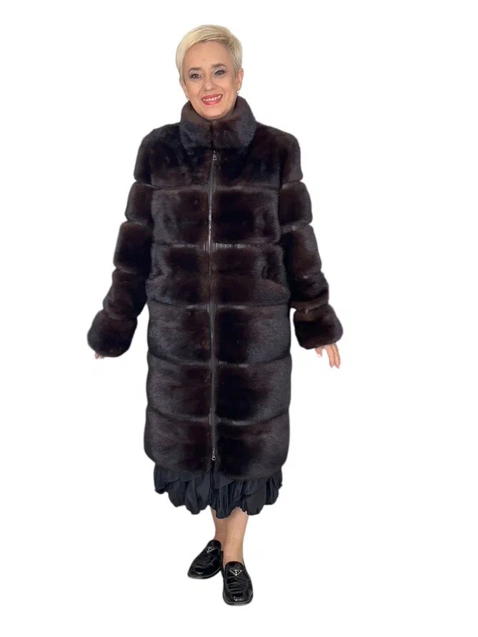 Переделка пальто из меха норки. Ателье Ирины Берзиной.