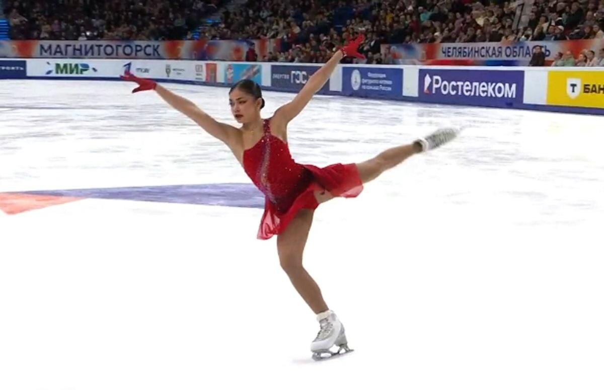     Аделия Петросян. Магнитогорск. Скриншт с траснляции Первого канала Фотография взята из открытых источников.