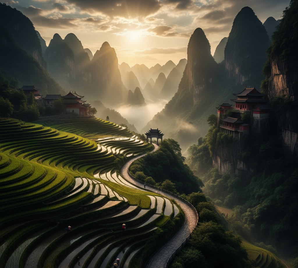 Прибытие в долину